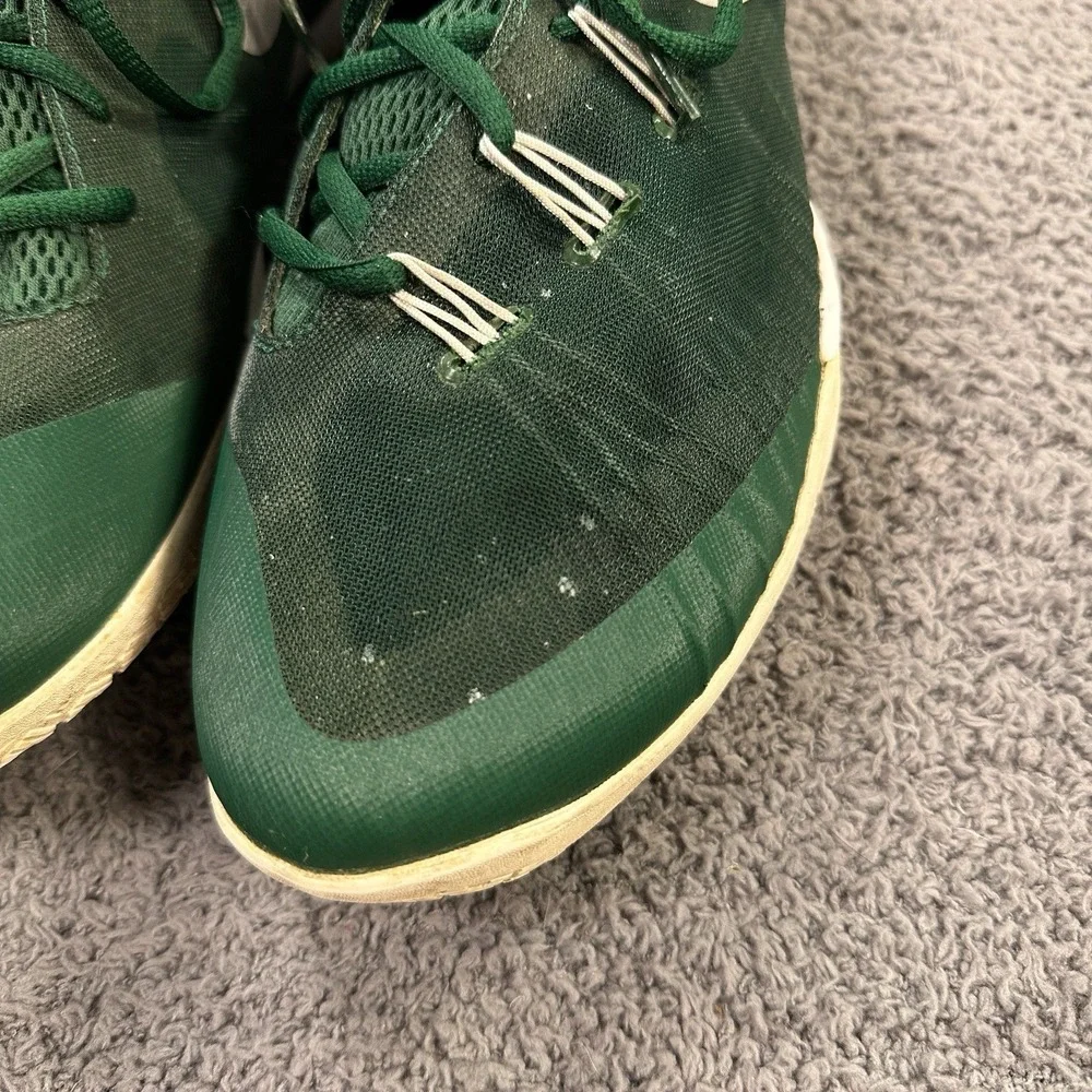 Nike Hyperchase Basketball Shoes Mens 14 Green Athletic Shoes Gym Emerald 813262
